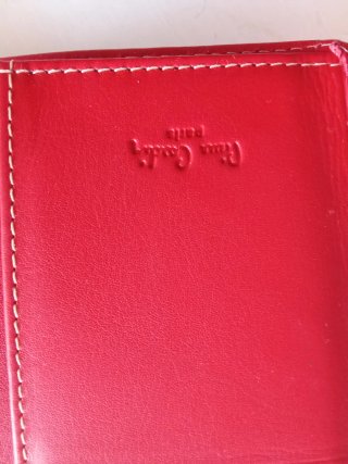 Cartera Pierre Cardin azul y roja
