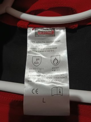 Traje Ignífugo Lincoln Electric Talla L