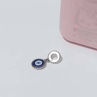 Pandora Ojo Turco Colgante Plata Azul