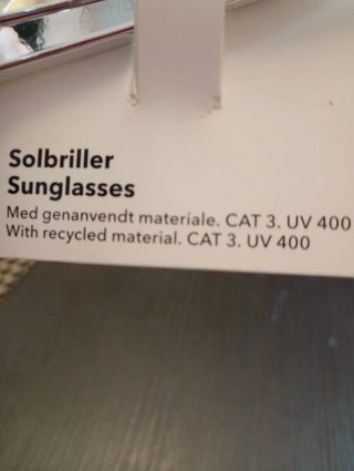 Gafas de sol nuevas marrones y plateadas