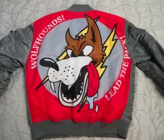 Chaqueta Alpha Industries Gris Talla L. Wolfhounds