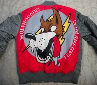 Chaqueta Alpha Industries Gris Talla L. Wolfhounds