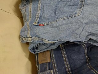 Lote 9 Pantalones Wrangler Azules