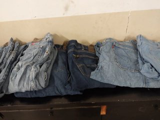 Lote 9 Pantalones Wrangler Azules