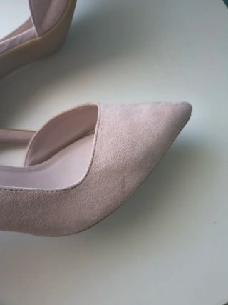 Zapatos de tacón ante rosa palo