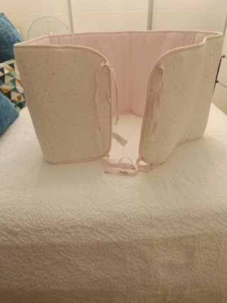 Chichonera cuna estrellas rosa Cotton Jouice