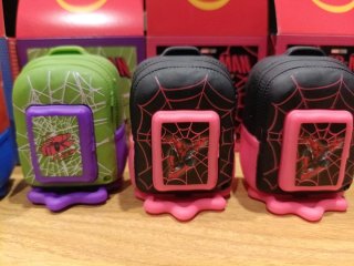 5 Juguetes Spiderman Mcdonals