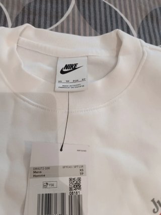 Sudadera Nike Blanca Logo Swoosh
