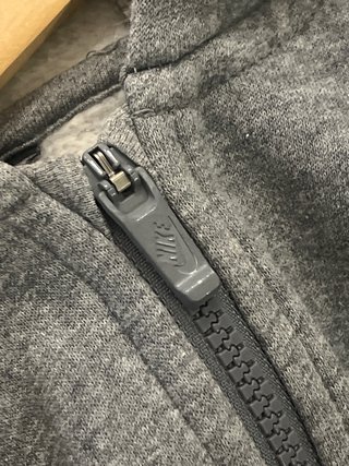 Sudadera Nike Gris con Cremallera
