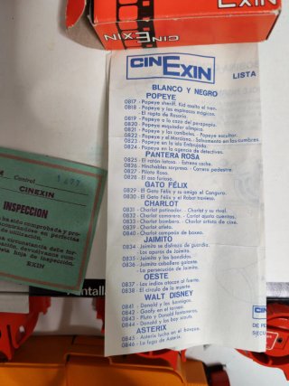 Proyector Cine 8mm Cinexin Disney