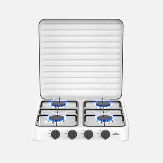 Cocina Portátil Gas Butano 4 Fuegos