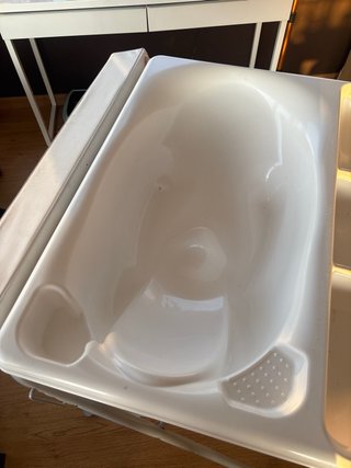 Bañera cambiador para bebé