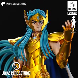 Saint Seiya Camus Acuario Figura