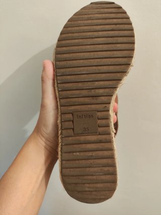 Sandalias cuña esparto