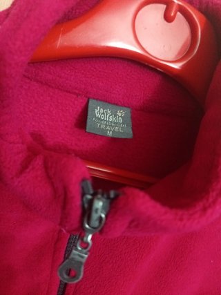 Forro polar Jack Wolfskin rojo