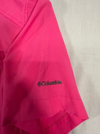 Camisa Trekking Columbia Rosa Mujer Talla S