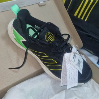 Zapatillas Adidas Padel Negras y Verdes