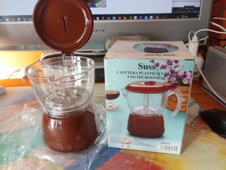 Cafetera Suss Plástico 9 Tazas Microondas