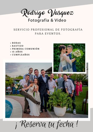 Fotografía y Video para Bodas