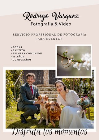 Fotografía y Video para Bodas
