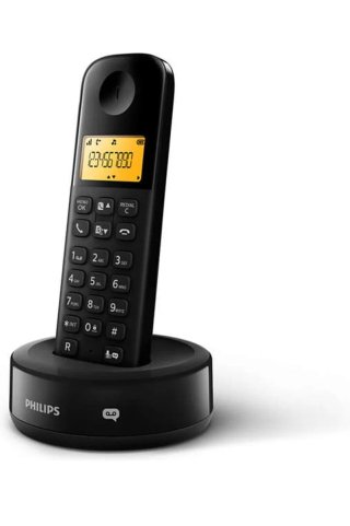 Teléfono Fijo Philips Negro