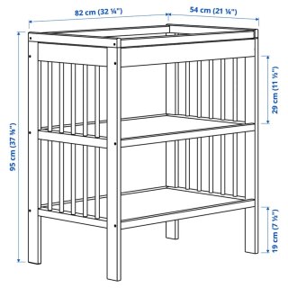 Cambiador Ikea Gulliver Blanco