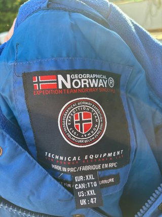 Chaqueta Geographical Norway Azul Talla XXL