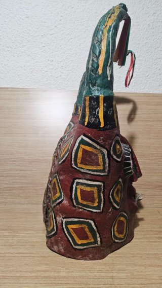 Máscara Diablo Cuero y Vidrio