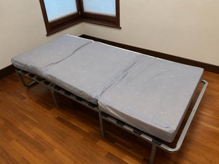 Puff convertible en cama