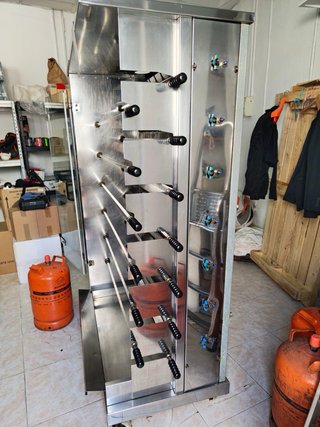 Maquina de Pollos Profesional 65 Pollos/13Barras