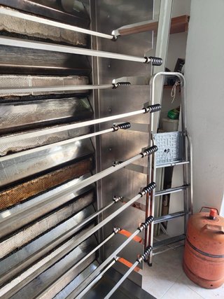 Maquina de Pollos Profesional 65 Pollos/13Barras