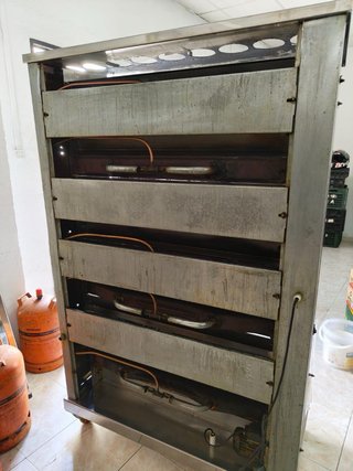 Maquina de Pollos Profesional 65 Pollos/13Barras