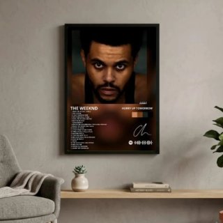 Poster The Weeknd Hurry Up Tomorrow con cornice