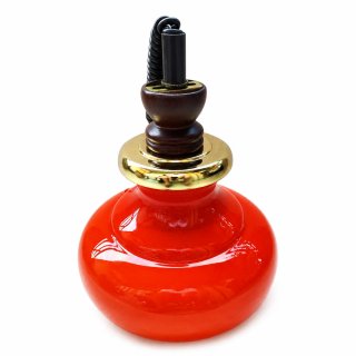 Candeeiro de teto vintage vidro laranja