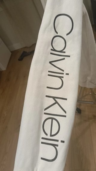Sudadera Calvin Klein Talla L Blanca