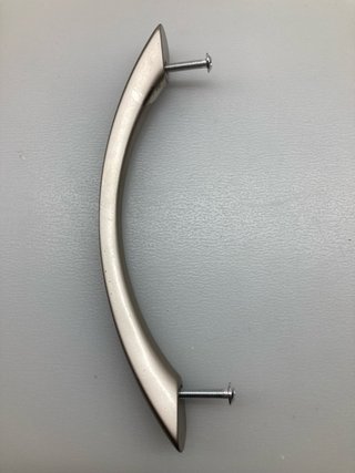 Tiradores armario cocina metal plateado