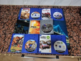 Juegos PS2: PES 6, WRC 4, Motocross, Tourist Troph