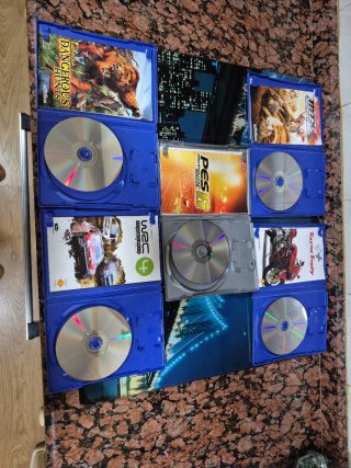 Juegos PS2: PES 6, WRC 4, Motocross, Tourist Troph