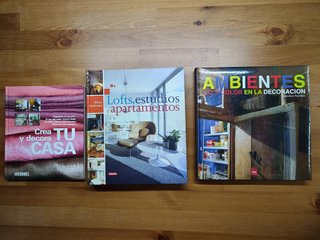 Lote de libros decoración e interiorismo