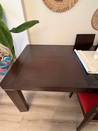 Mueble tv,mesa y sillas de salon Madera de wenge