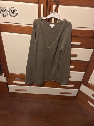 Jersey H&M Verde Oliva Talla M