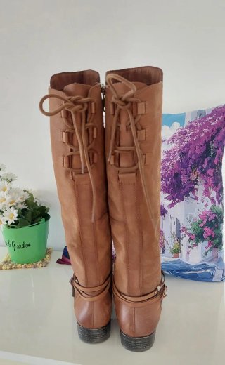 Botas de piel forradas Tamaris