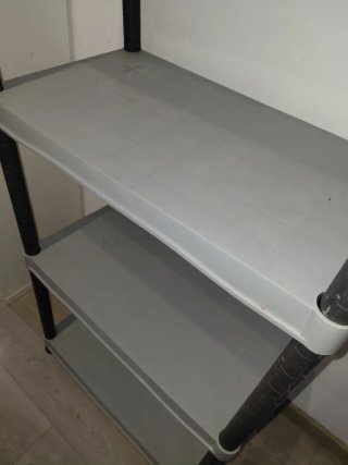 Estantería Plástico Gris Grande