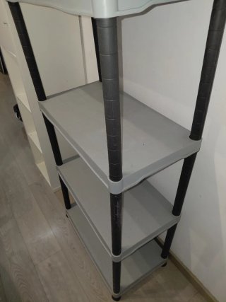 Estantería Plástico Gris Grande