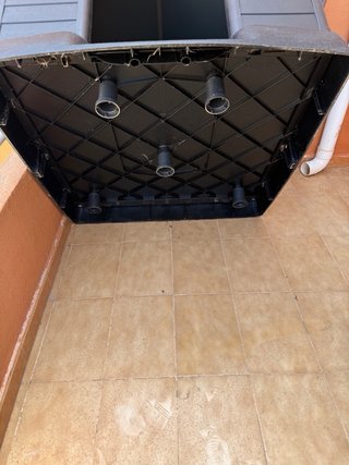 Caseta Perros Exterior Grande gris antracita.
