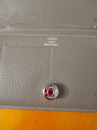 Monedero Hermes Gris