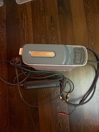 Xbox 360 Negra con Mandos y Disco Duro