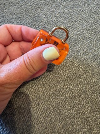 Ciondolo Charm Louis Vuitton Arancione