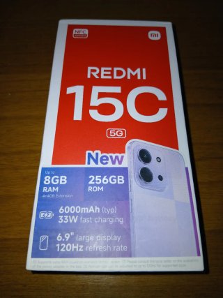 Xiaomi Redmi 15C 256GB Negro