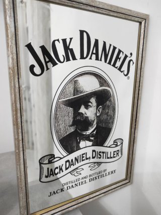 Specchio Jack Daniel's con cornice legno